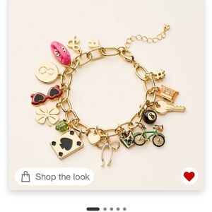 Kate Spade x Target Charm Bracelet NIB
